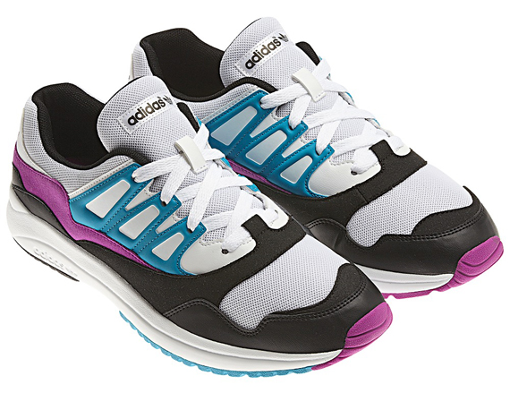 Adidas Torsion Allegra Womens Grey Pink Blue Yellow 8