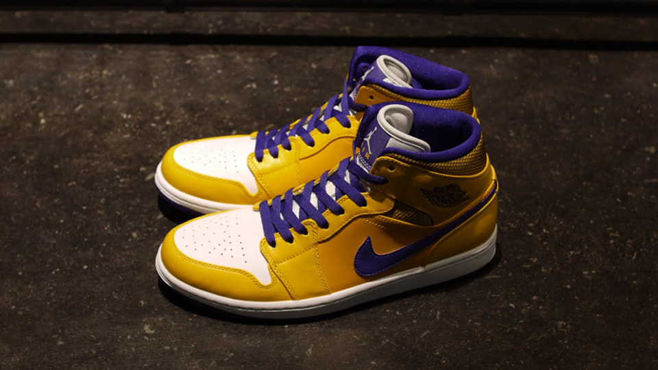 Air Jordan 1 Mid Lakers 2