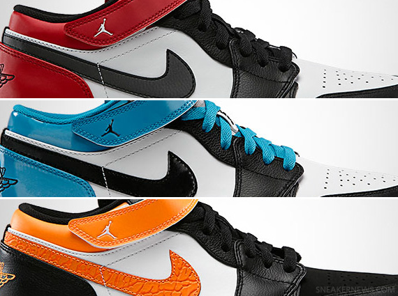 Air Jordan 1 Strap Low – May 2013 Colorways