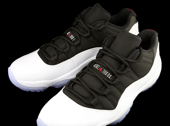 Air Jordan 11 Low White Black Red 2013