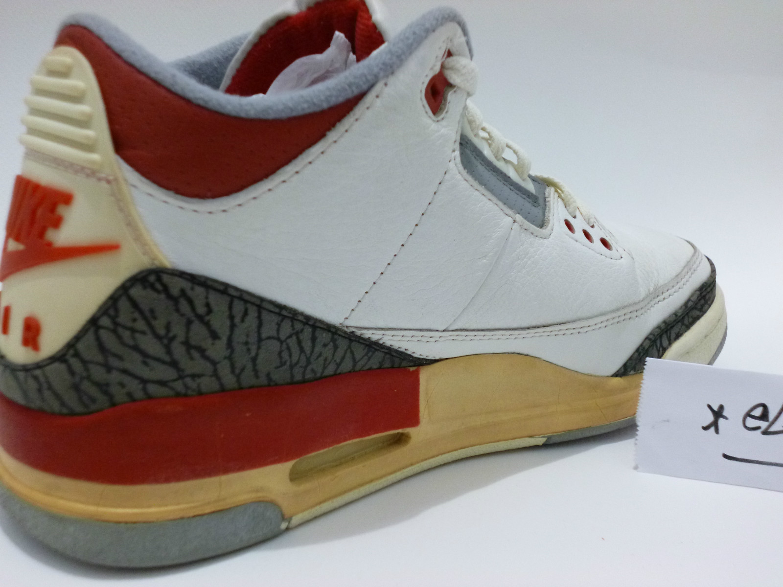 Air Jordan Iii Fire Red Og Pair On Ebay 07