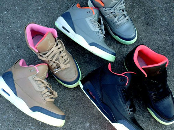 Air Jordan III “Threezy Pack” by DeJesus Customs