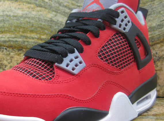 Air Jordan IV "Fire Red Nubuck" - Available on eBay