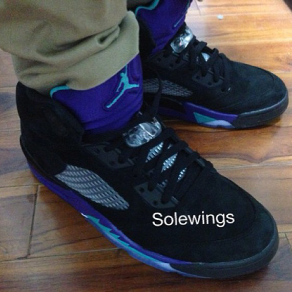 Air Jordan V Retro Black Grape 2