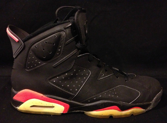 Air Jordan Vi Vntg Black Infrared