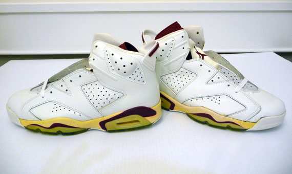 Air Jordan Vi Vntg White Maroon