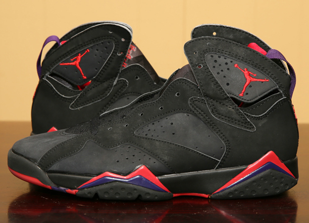 Air Jordan Vii Vntg Black True Red