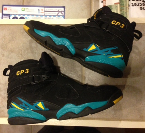 Air Jordan Viii Chris Paul Hornets Pe 2