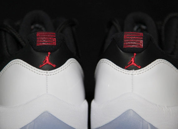 Air Jordan XI Low – White – Black – Red