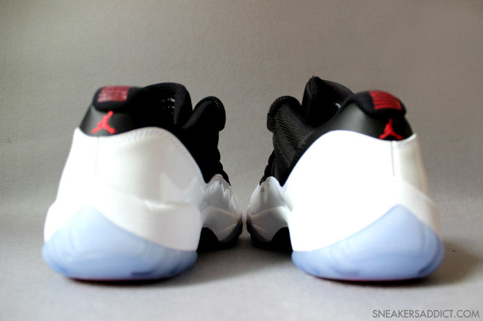 Air Jordan Xi Retro Low White Black Red 6