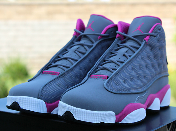 Air Jordan Xiii Gs Grey Pink Release Reminder 1