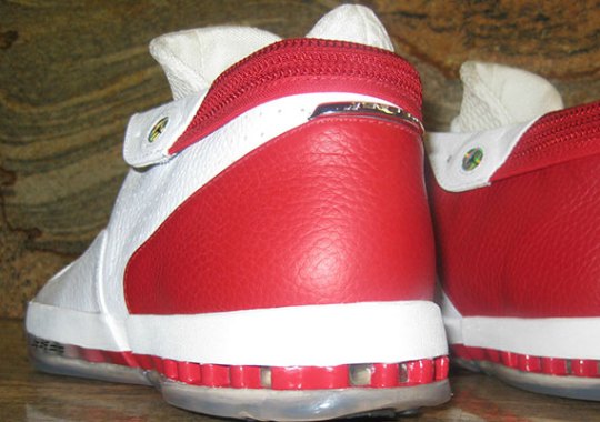 Air Jordan XVI Low – White – Varsity Red | Unreleased 2012 Sample