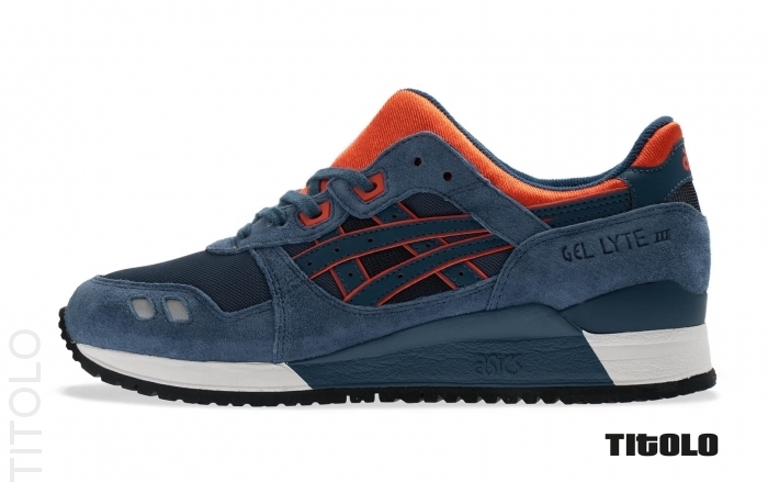 Asics Gel Lyte Iii Navy Orange 04