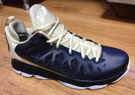 Jordan Cp3 Vi Navy Beige Elephant Print 08