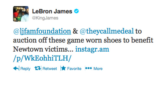 Lebron James Auctions Off Sneakers Newtown