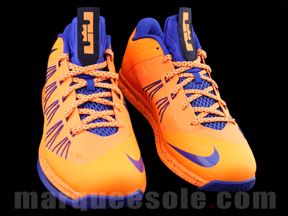 Lebron X Low Orange Blue 03