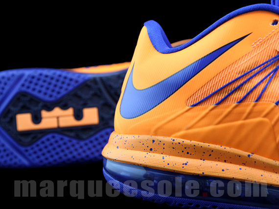 Lebron X Low Orange Blue 05