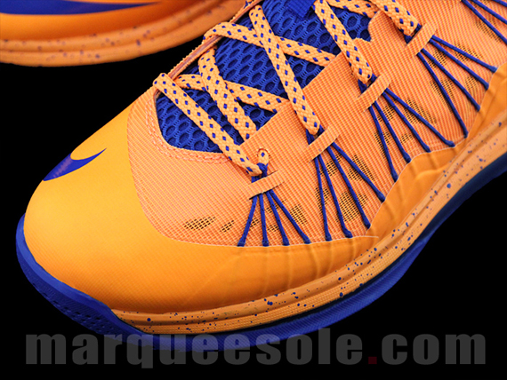 Lebron X Low Orange Blue 06