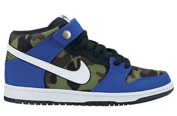 Made For Skate X Nike Sb Dunk Mid Royal Camo 2