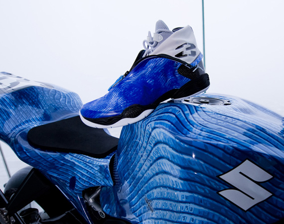 Michael Jordan Motorsports 2013 Racing Livery Air Jordan Xx8 Blue Camo Suzuki 04