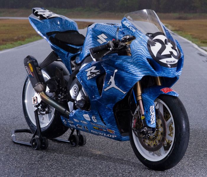 Michael Jordan Motorsports Air Jordan Xx8 Inspired Suzuki Gsx R100 02