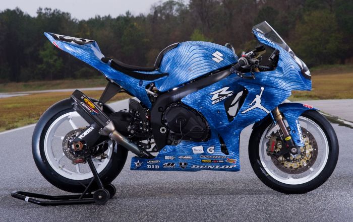 Michael Jordan Motorsports Air Jordan Xx8 Inspired Suzuki Gsx R100 03