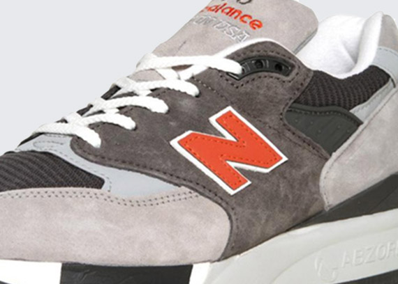 New Balance 998 - Grey - Orange