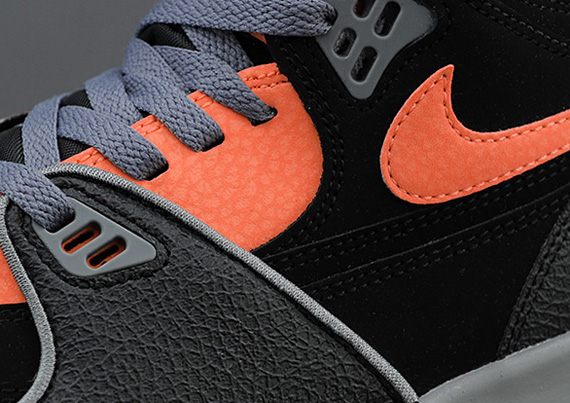 Nike Air Flight 89 Black Bright Citrus Cool Grey