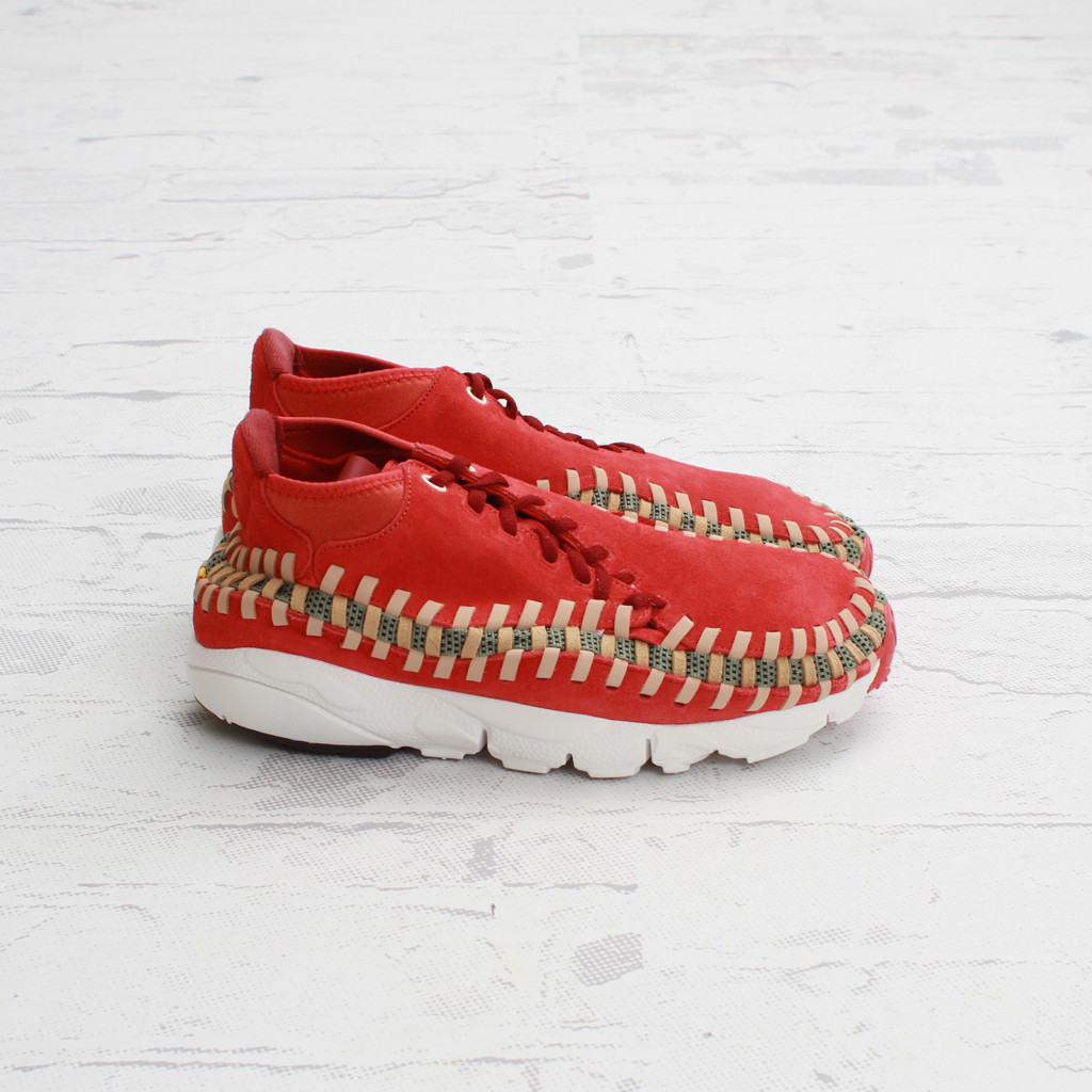 Nike Air Footscape Woven Chukka Knit Red Reef Available 1