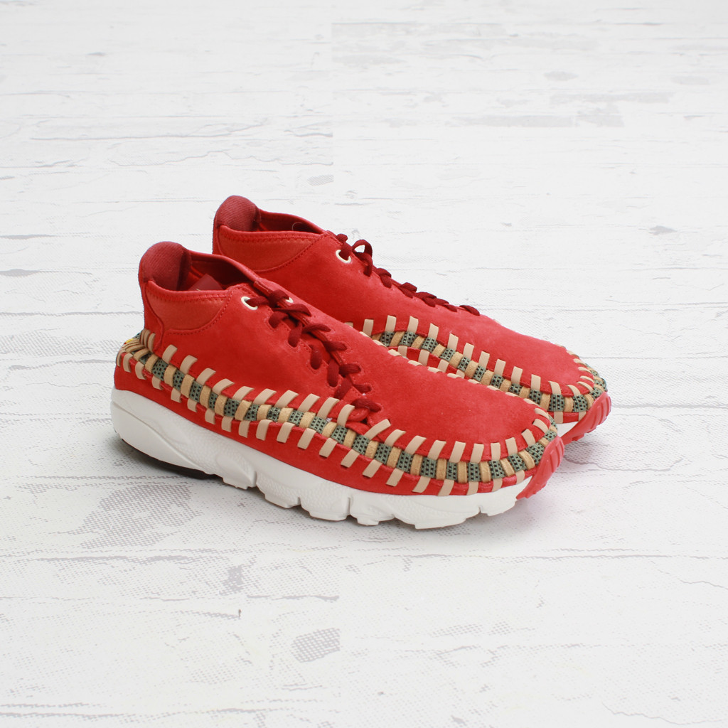Nike Air Footscape Woven Chukka Knit Red Reef Available 2