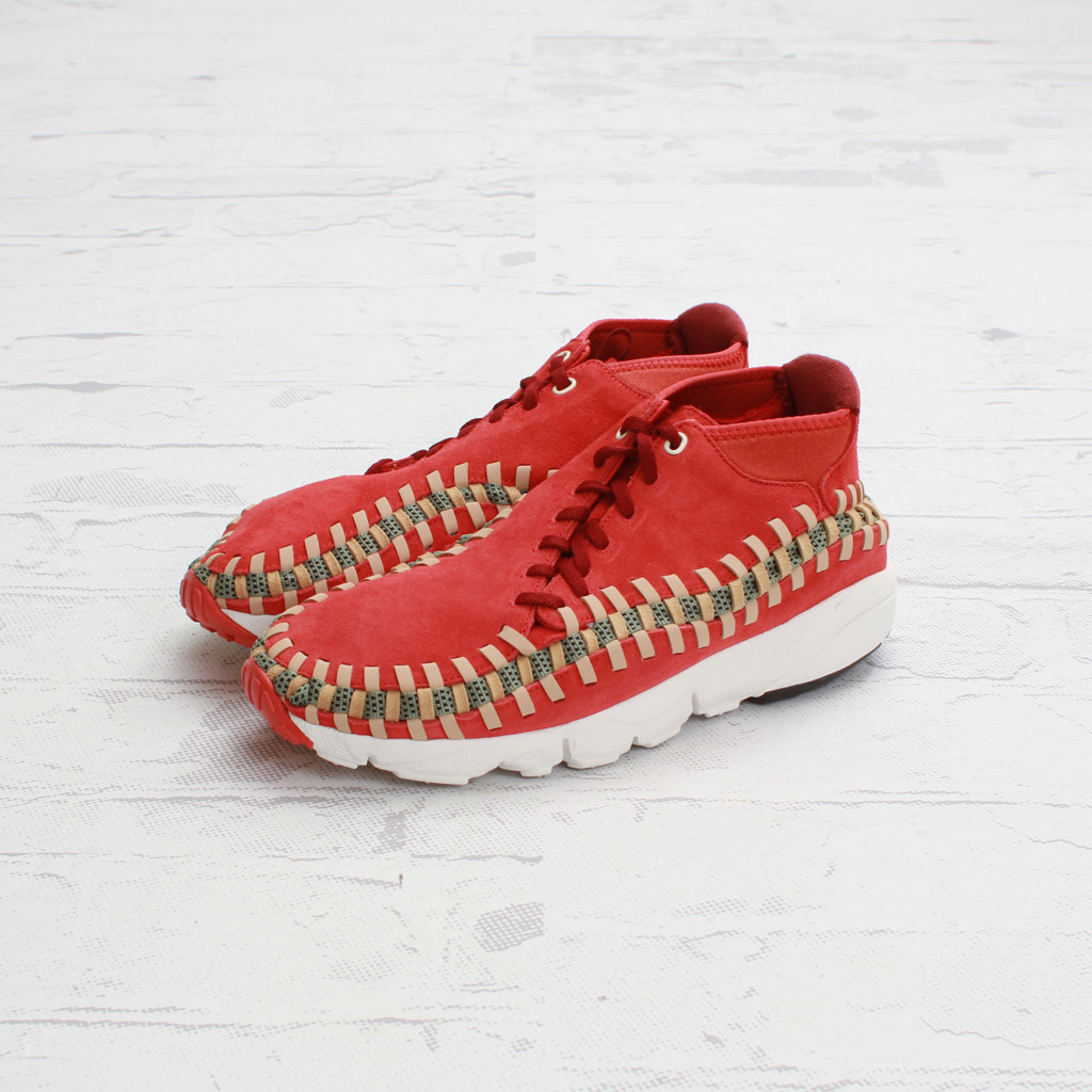 Nike Air Footscape Woven Chukka Knit Red Reef Available 4