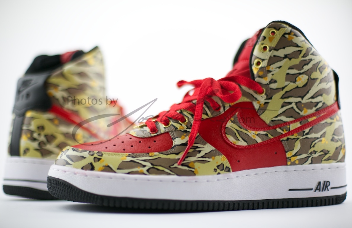 Nike Air Force 1 High Multi Camo Customs 04