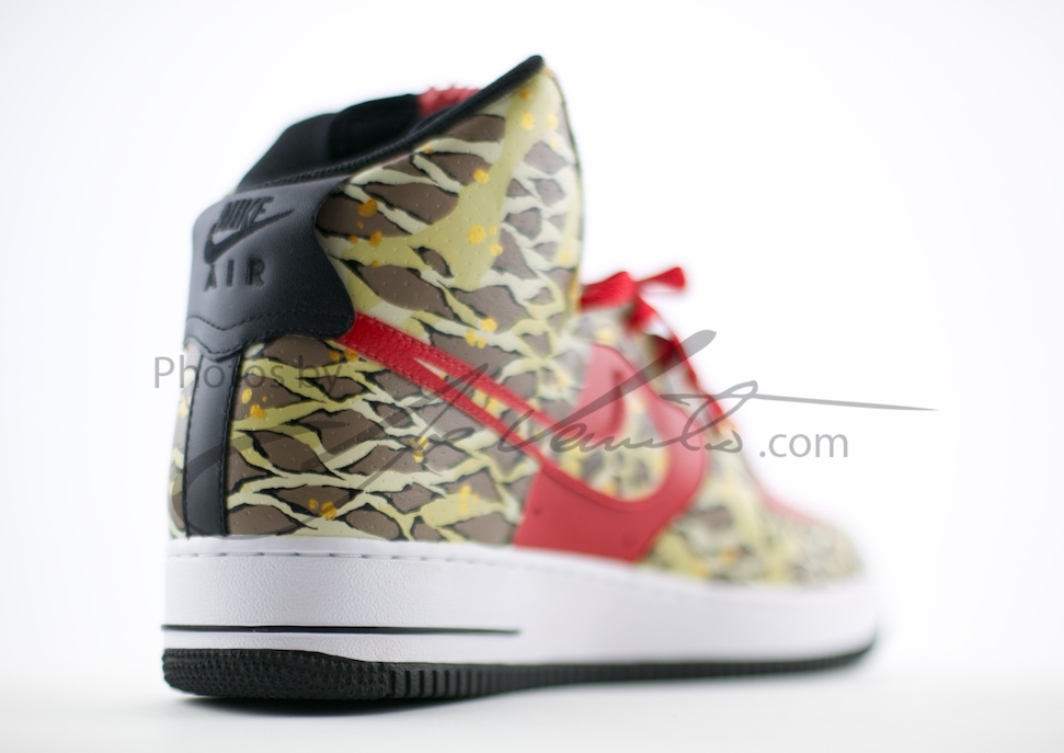 Nike Air Force 1 High Multi Camo Customs 07