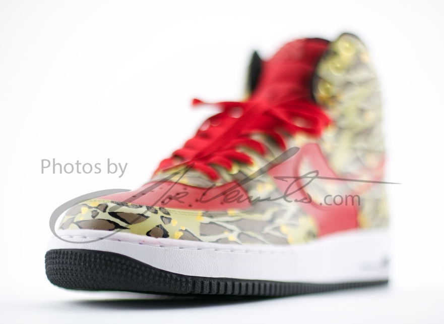 Nike Air Force 1 High Multi Camo Customs 11