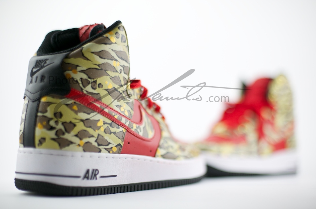 Nike Air Force 1 High Multi Camo Customs 13