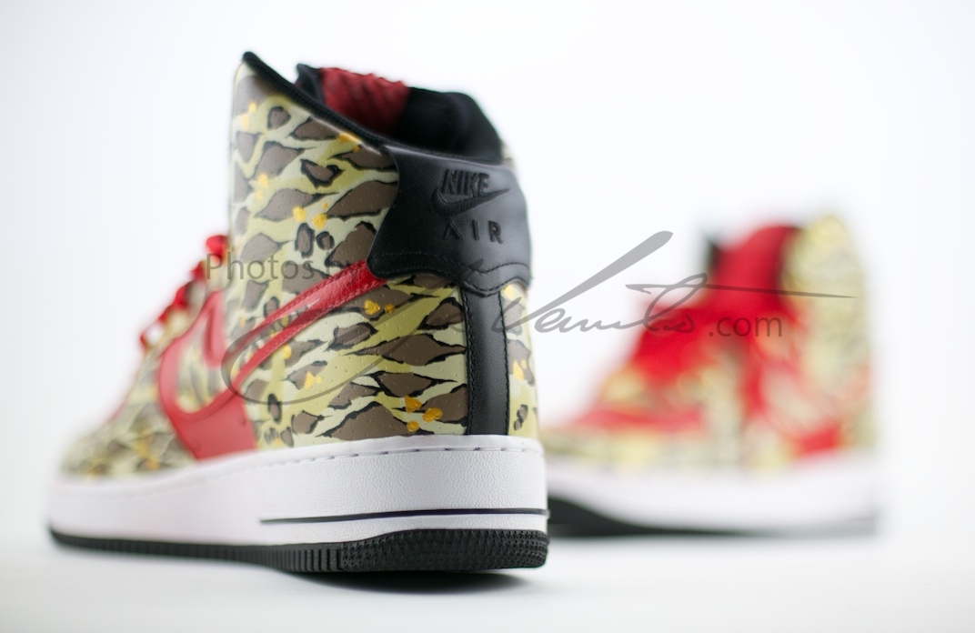 Nike Air Force 1 High Multi Camo Customs 14