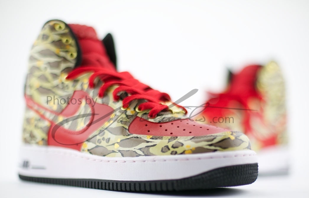 Nike Air Force 1 High Multi Camo Customs 15