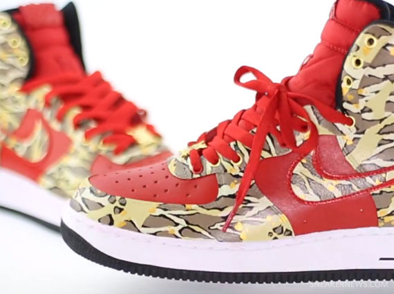 Nike Air Force 1 High “Multi-Camo” Customs by El Cappy