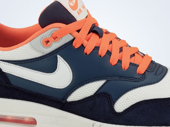 Nike Air Max 1 Total Crimson Sail Squadron Blue Obsidian 2