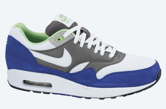 Nike Air Max 1 White Dark Grey Hyper Blue 02