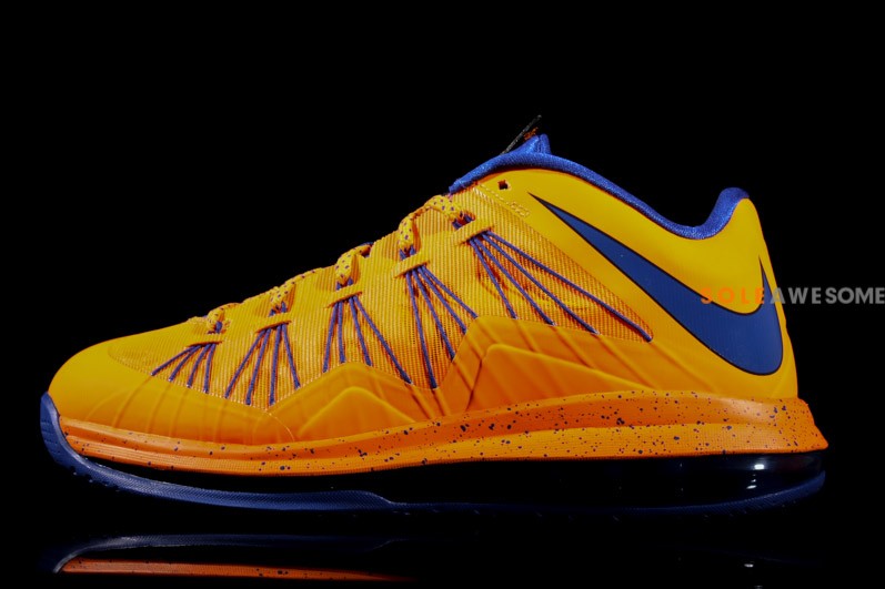 Nike Air Max Lebron X Low Orange Blue 2