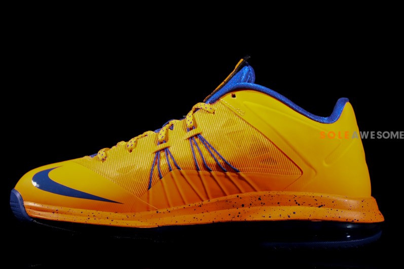 Nike Air Max Lebron X Low Orange Blue 3