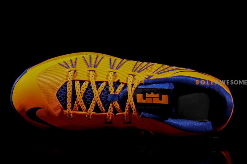 Nike Air Max Lebron X Low Orange Blue 5