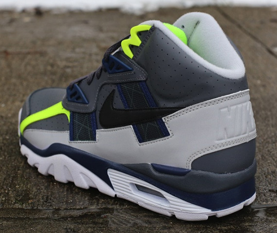 Nike Air Trainer Sc High Grey Navy Black Volt 1