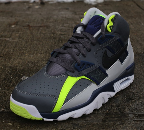 Nike Air Trainer Sc High Grey Navy Black Volt 2