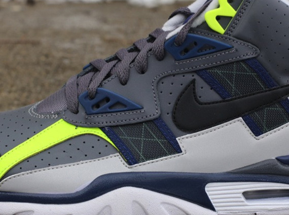 Nike Air Trainer SC High - Grey - Navy - Volt