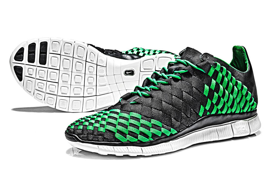 Nike Free Inneva Woven Black Poison Green Sail 08