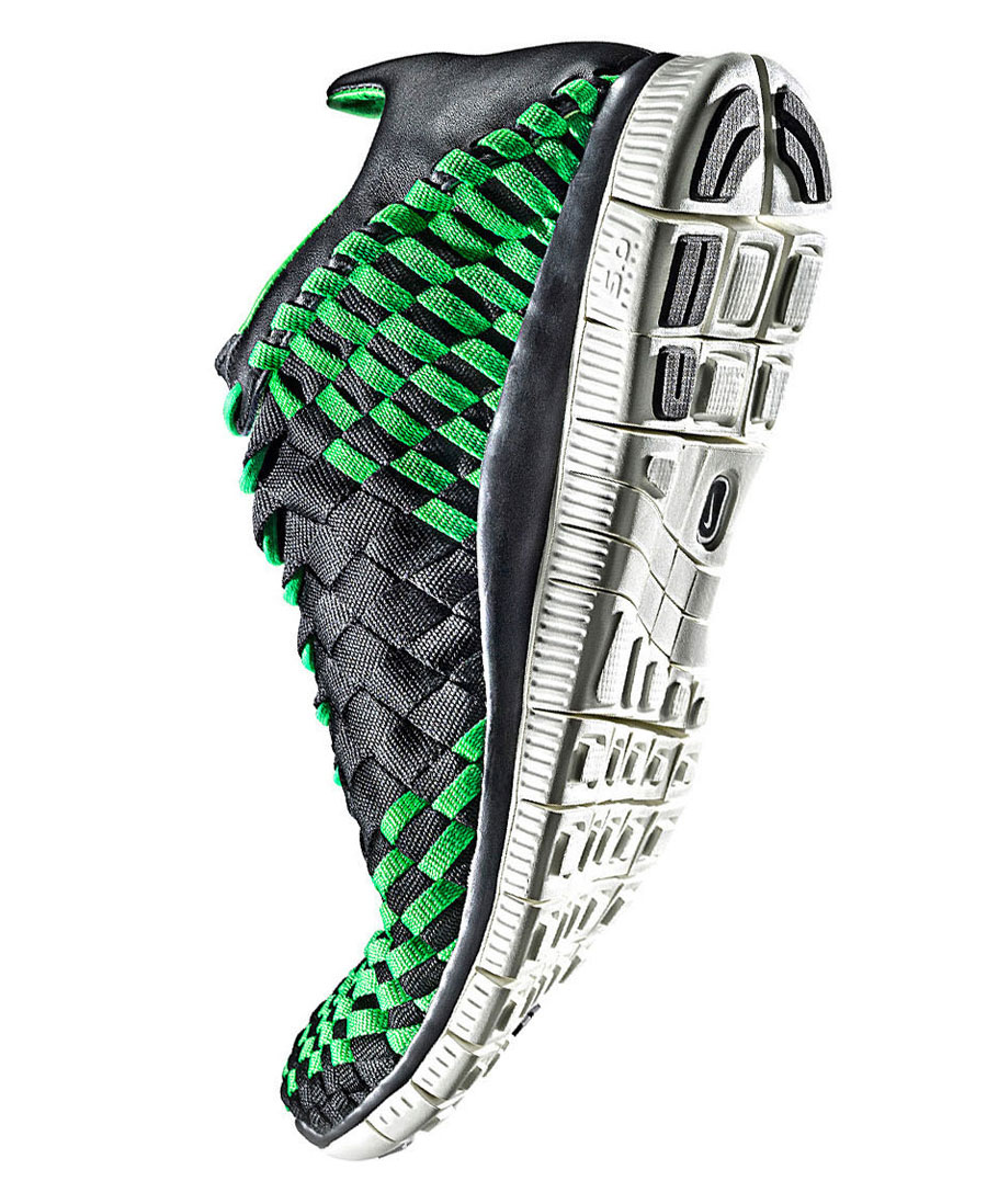 Nike Free Inneva Woven Black Poison Green Sail 09