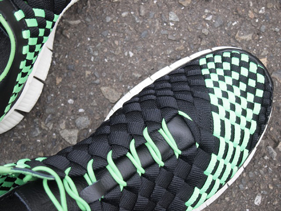 Nike Free Inneva Woven - Black - Poison Green