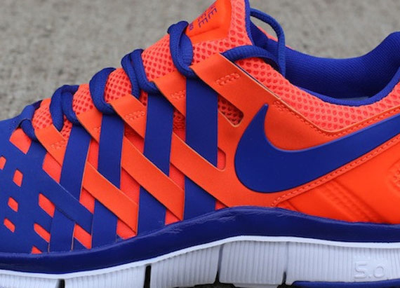 Nike Free Trainer 5.0 - Total Crimson - Hyper Blue - White